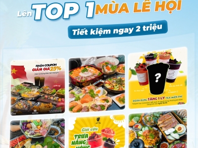 CƠ HỘI VÀNG ĐẨY QUÁN LÊN TOP 1 THƯƠNG HIỆU F&B MÙA LỄ HỘI